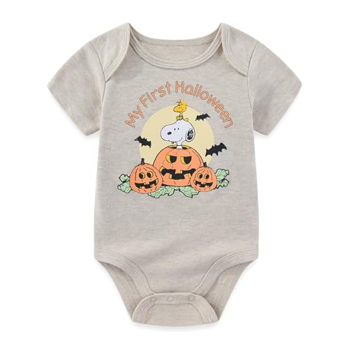 Peanuts Snoopy Baby Boys My First Halloween Bodysuit for Newborn and Infant