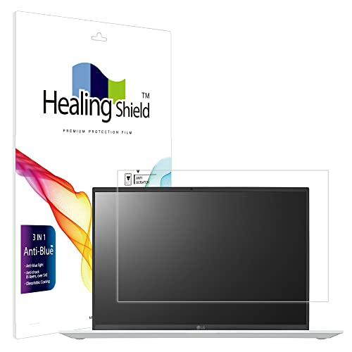 Healingshield XLV[tیtB Screen Protector Eye Protection Anti UV Blue Ray Film Compatible with LG Gram 16Z90R 16ZD90R