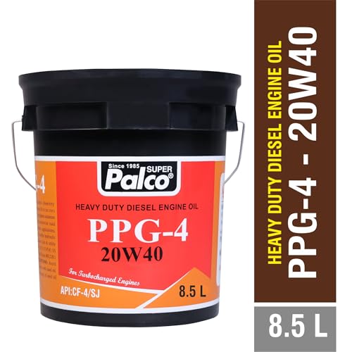 Image of PALCO PPG-4 20W40 Diesel Engine Oil 8.5 Litres, API: CF-4 /SJ Multigrade Engine Oil for Diesel Commercial Road Transport Off Highway Vehicles | New Generation Automotive Vehicles