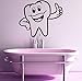 Stickers muraux Dent Dents Autocollant Dentiste Decalque La Fée Des Dieux Affiche Vinyle Art Stickers Muraux Décor Murale Dents Autocollant 58X68Cm