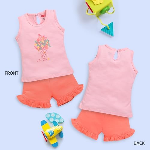 Image of LuvLap Baby Girls Sleeveless Top CoSet Girls