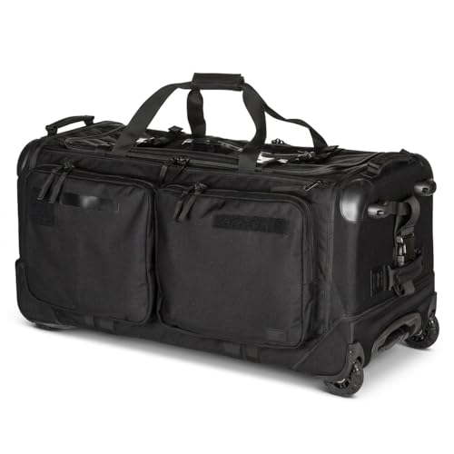 Image of 5.11 Tactical Unisex SOMS 3.0 126 Liter Rolling Duffle Bag, Durable and Versatile, Water Resistant, Style 56476, Black (ABR)