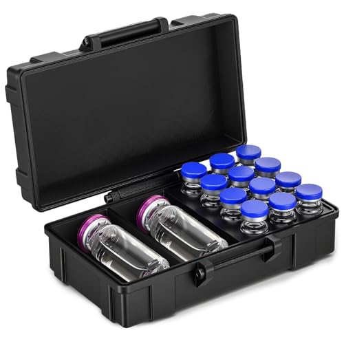 Hushee �y�v�`�h�P�[�X�A12 x 3ml + BAC & �P�[�X�ɂ̓o�C�A���A�� BAC �y�v�`�h GLP1�A�f���A���T�C�Y 30ml��3ml�̃y�v�`�h�o�C�A���P�[�X 14�X���b�g 3ml�o�C�A�����[�p �①�� �Ⓚ�� ���s�p