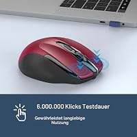 TECKNET Kabellose Maus, 4000 DPI, 2.4G Optische Funkmaus mit USB Empfänger – Ansicht 5