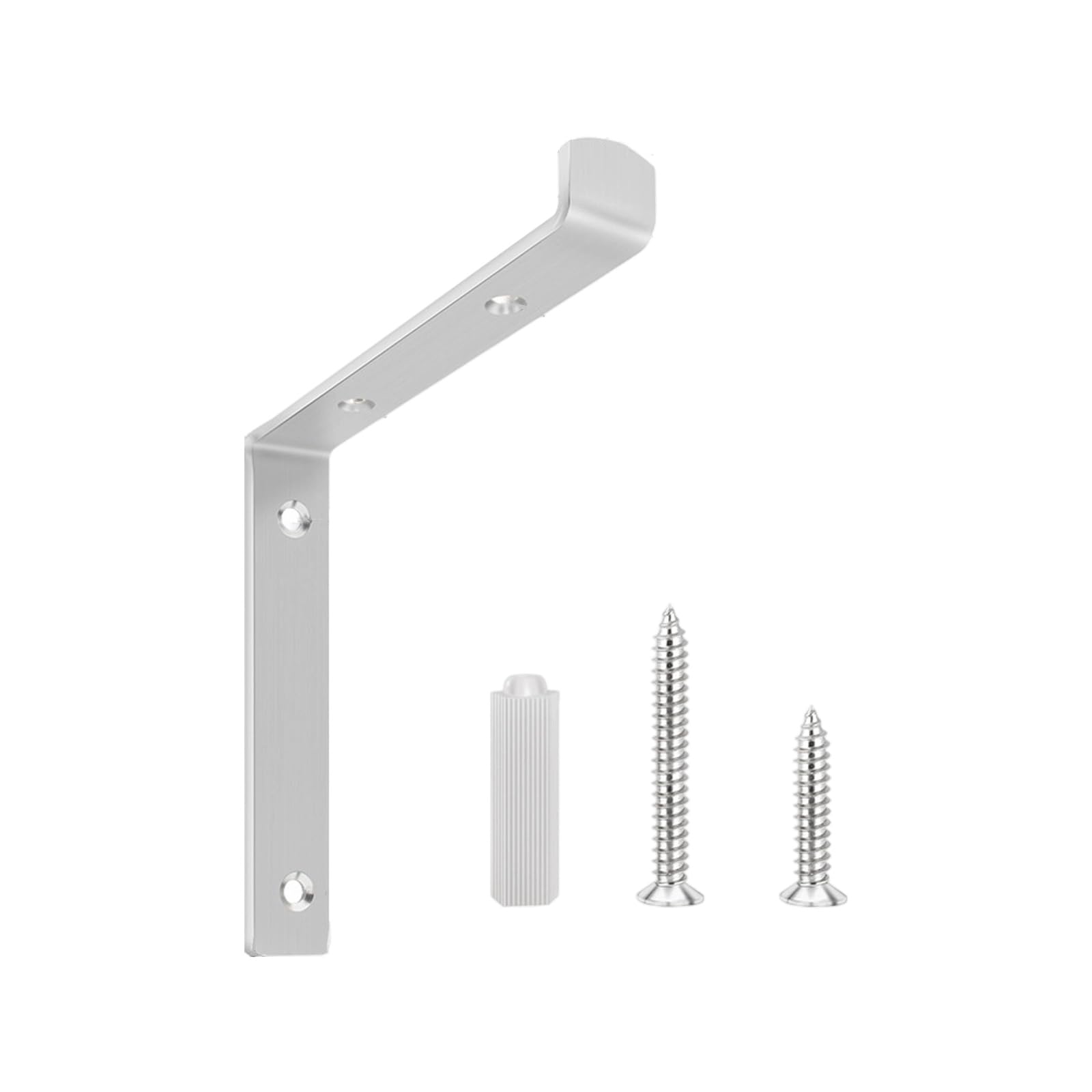 Load Wall Mounted L Brackets Strong Steel Shelf Corner Shelf Brackets for Kitchen Cabinet Bathroom Storage Bathroom Organizers