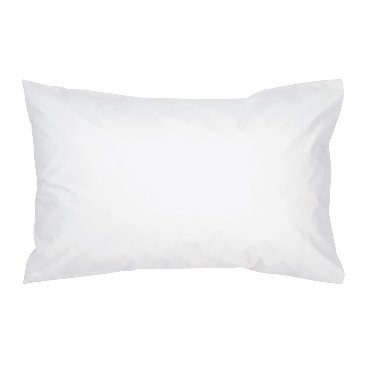 Christy Unisex White 400Tc Luxury Cotton Sateen Plain Dye Pillowcases Pair In