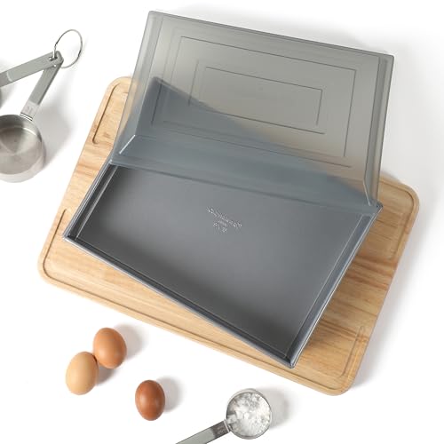 Calphalon Titan Commercial Quality Natural Aluminum PFA Free Nonstick 13 x 9 Inch Cake Pan W/Lid #3