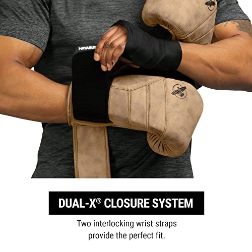 Image of Hayabusa T3 LX Leather Boxing Gloves - Tan, 14oz | Leather Boxing Gloves, Training Gloves Men and Women, Sparring Gloves, Heavy Bag Gloves, 16oz Boxing Gloves, Muay Thai Gloves