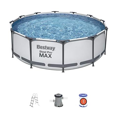 Bestway Steel Pro Max - Piscina Desmontable Tubular Cover