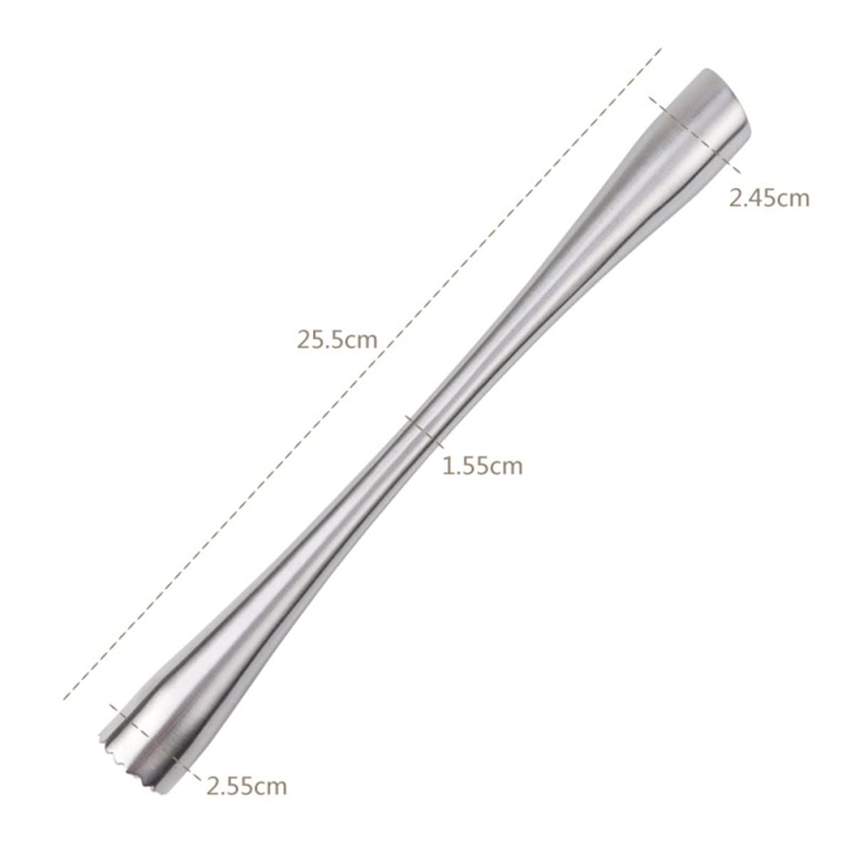 HOLIDYOYO Cocktail Barware Stainless Steel Muddler Crushed Ice Muddler Bar Tools Set