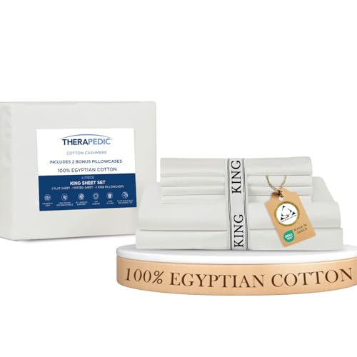 Therapedic Egyptian Cotton King Sheet Set