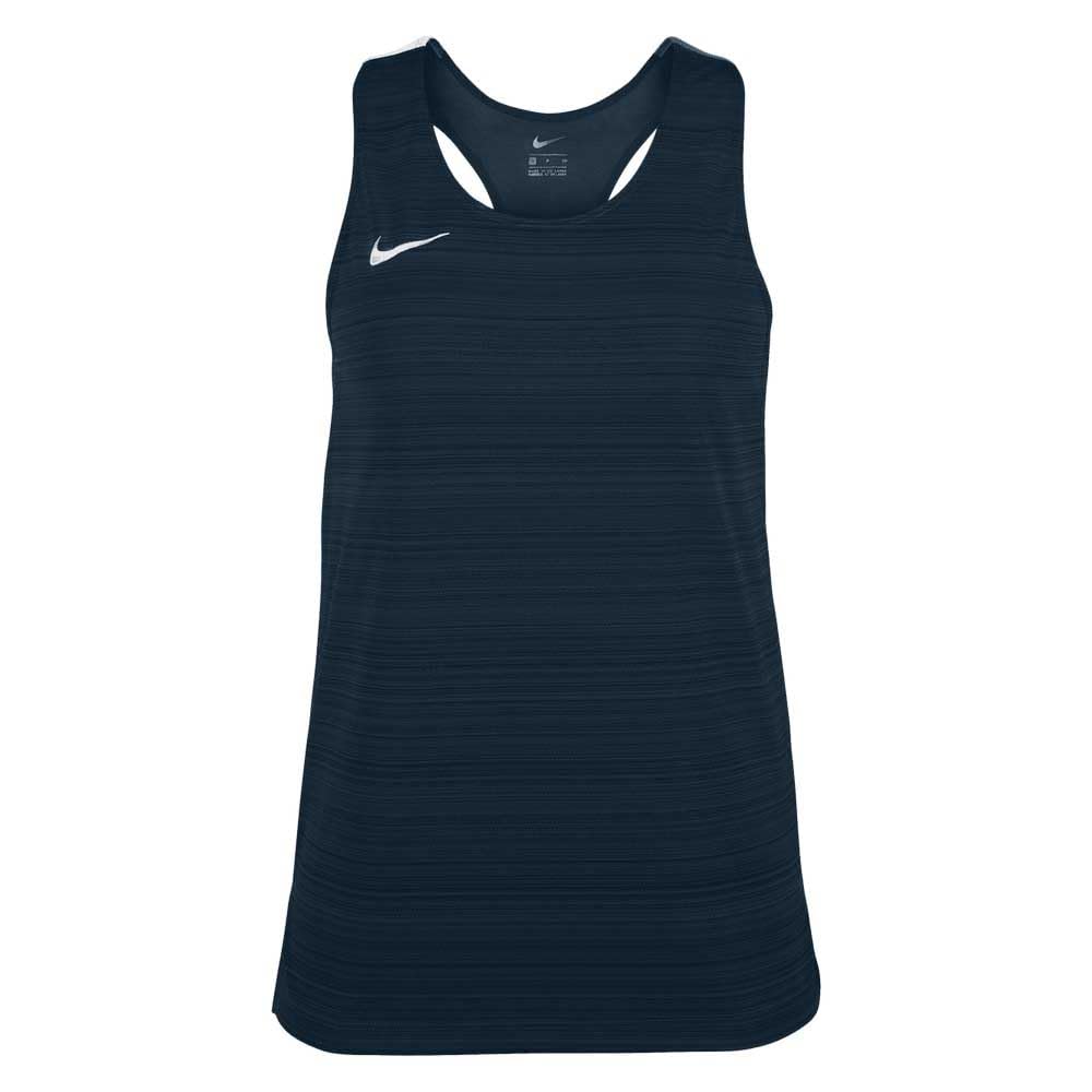 NIKE Baby Boys Womens Stock Dry Miler Singlet Undershirt, Marine, XS EU