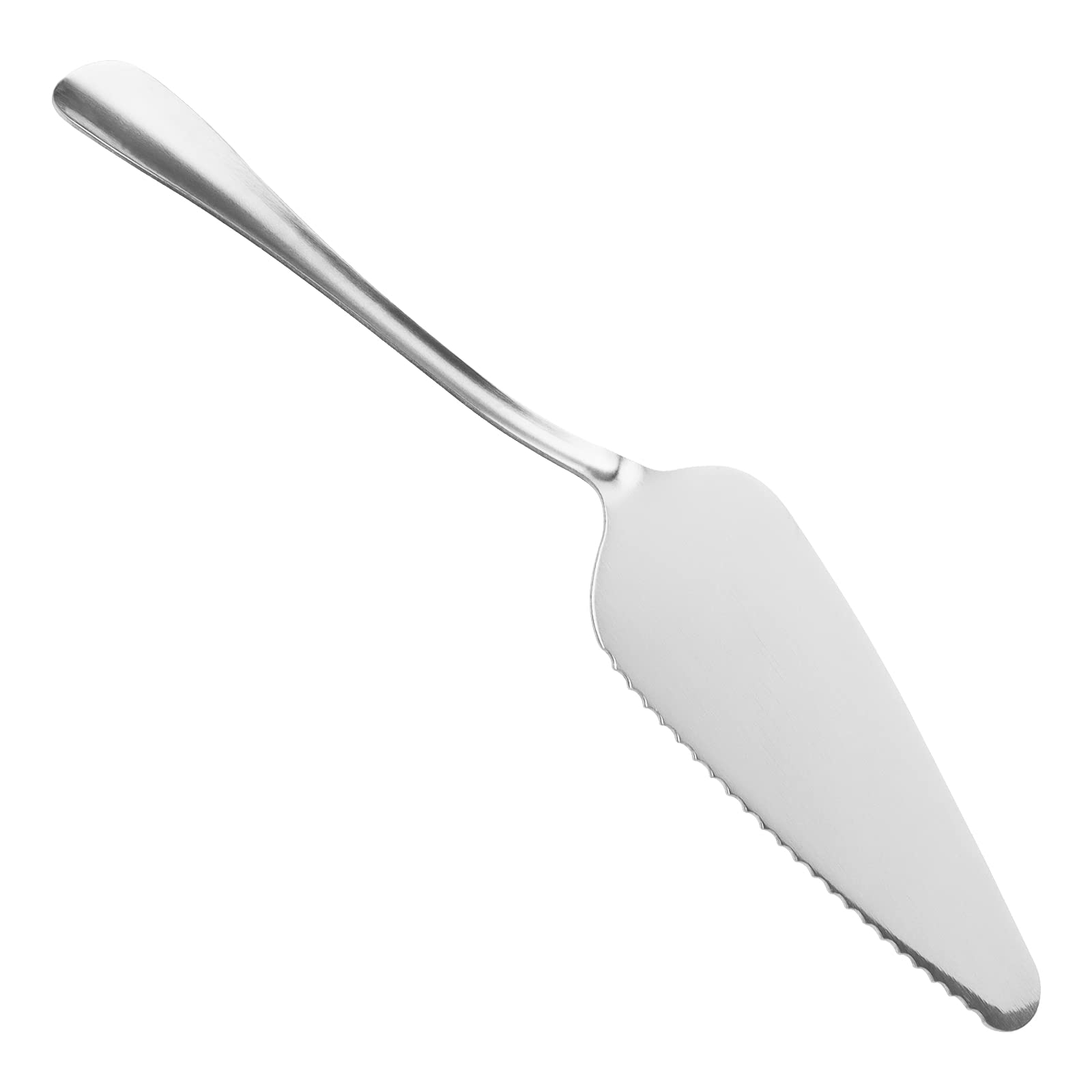 12 Paletta per Torte in Acciaio Inox, per torte, matrimoni, cucine, ristoranti, feste, formaggi, pizza, 23 x 4,7 cm