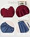 SODLON 4T Girls Clothes 5T Girl Outfits Winter Ruffle Long Sleeve knit Bow Wine Top Bell Bottom Denim Pants Kids Fall Spring Toddler Jeans Clothing Fashion Little Girl Size 4 5 Year