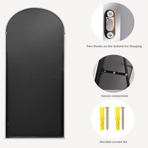 TinyTimes Full Length Mirror – Elegant Arched Wall Decor - Image 5