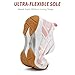 Ozefiad Kids Racket Sneakers - Boys Girls Badminton Shoes Tennis Shoes, Suitable for All Courts Squash Sneakers | Strong Support and Shock Absorption (Little Kids/Big Kids) White Pink