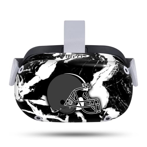 Vinyle NFL Cleveland Browns Meta Quest 2 autocollant effet marbre aux finitions haut de gamme
