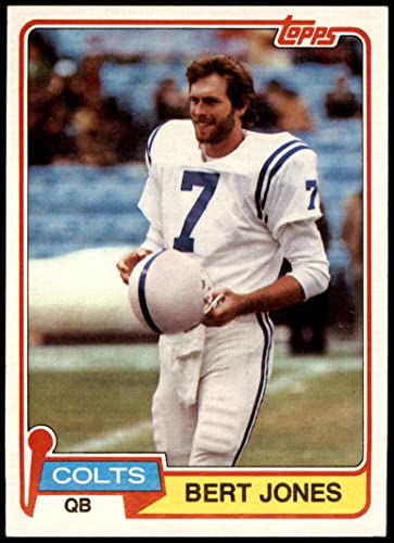 1981 Topps # 525 Bert Jones Baltimore Colts (Football Card) NM Colts LSU