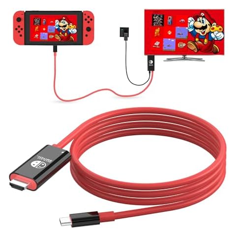 Boreguse USB C to HDMI Adapter Cable for Nintendo Switch Dock Cover