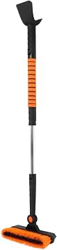 Car Snow Brush and Ice Scraper, ABS Extendable 80-100cm