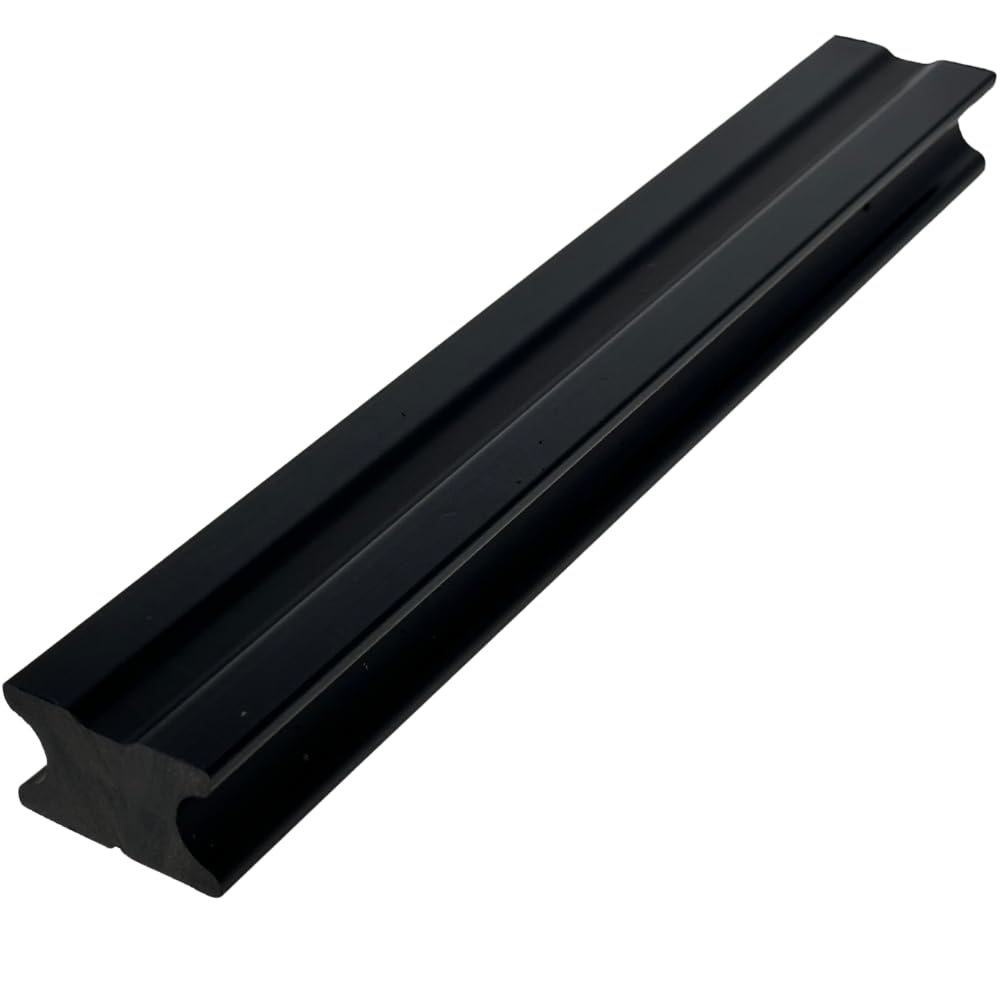 WPC Unterkonstruktion Vollmaterial 198×40×25 mm Schwarz – Terrassen Unterbau für WPC & Holz Dielen – witterungsbeständig, wasserfest, verrottungsfrei – für Terrasse, Balkon, Garten & Pool (20)