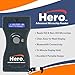 Hero Universal Microchip Scanner, Reads ISO & Non-ISO Pet Microchips, Bluetooth® Enabled with 15-Minute Display Hold, Backlit LCD Screen, Protective Case & FCC Certified, Each