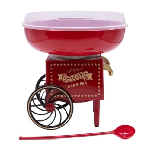 Marco Paul Candy Floss Machine 500W Retro Cart Style Cotton Candy Maker Machine for Kids & Adults Candy Floss Maker Kitchen Appliance for Birthday Party Cotton Candy Machine Christmas Gifts