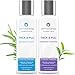 Organic Vegan Hair Growth Shampoo and Conditioner Set - Natural Hair Regrowth with Vitamins - Hair Loss & Thinning Products - Curly or Color Treated Hair - For Men and Women - Sulfate Free (4oz)