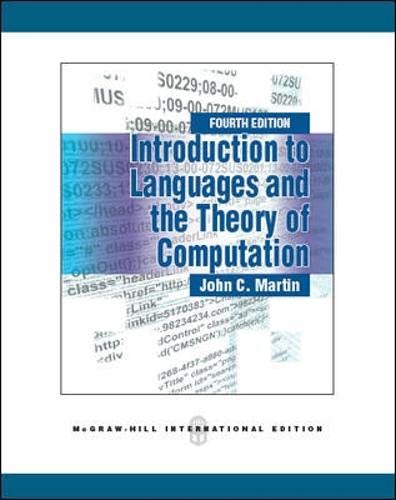 Introduction to Languages and the Theory of Computation : Martin, John ...