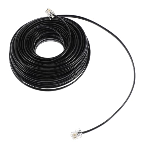 Cable telefónico de alta estabilidad de 4 núcleos y 20 metros para conexiones de fax y módem