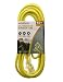 Viasonic Outdoor Extension Cord - 15FT - Heavy Duty & Durable, 14 Gauge, Safety Yellow Cord, Premium Lighted Plug, UL Listed, by Unity