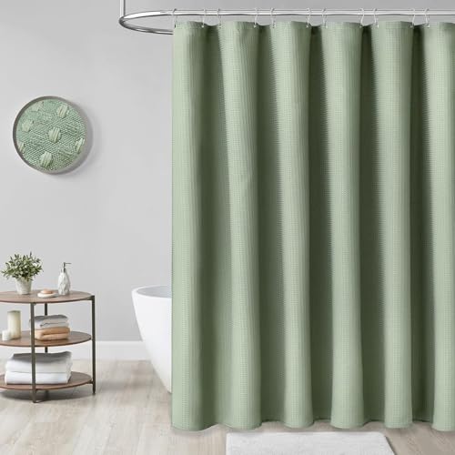 El Mejor Listado de Cortina verde los más recomendados. 42 GALASALA Cortina de Baño, 180 x 180cm Cortina para Bano, Shower Curtain con 12 Ganchos Metálicos de Acero Inoxidable, Cortina de Baño Tela Impermeable para Casa, Hotel y...