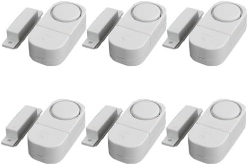 Ostart Wireless Home Doors Windows Security Entry Alarm System - Easy to Install Free BATTIRES!! (Pack of 6)