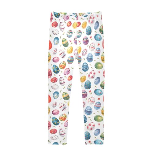 Watercolor Orang Egg Girls Leggings Athletic Pants Tights Stretch Bottom