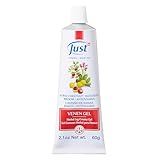 Swiss Just Original Horse Chestnut Venen Gel 60g - Herbal Leg Cream for Tired & Swollen Legs with Varicose Veins. Enriched with Wild Myrtle, Horse Chestnut, Antennaria, Spirulina, Rosemary, Lavender