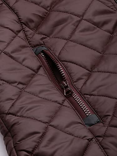 Image of The Indian Garage Co Men Slim Fit Solid Puffer Jackets