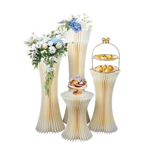 Vases en carton et piliers romains pour centres de table de fête et événements