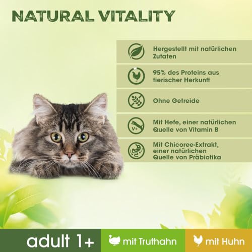 Perfect Fit Adult 1+ Katzenfutter ohne Getreide – 36x50g Portionsbeutel