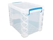 Advantus Super Stacker File Box, Letter Size, Clear (36872)