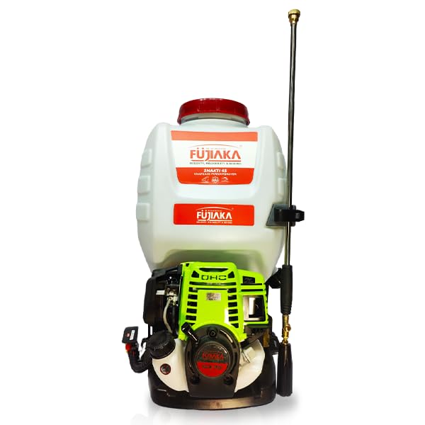 FUJIAKA Shakti 4S Knapsack Power Sprayer GX35 35CC 4 Stroke 25 Ltrs Tank | High Pressure Agricultural Back Pack With Japan Technology Pump, Free 3 Head Nozzels, Hose Pipe, Sprayer Gun-picture-10