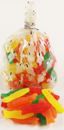 Scott's Cakes Swedish Fish in a 1 Pound Ghost Bag