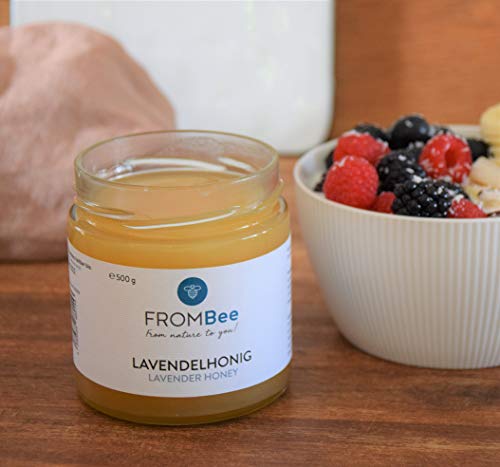 Frombee lavendelhoning uit de Provence, Frankrijk – 100% natuurlijk en puur natuurproduct – zoete lekkernij delicaat en… - Image 8