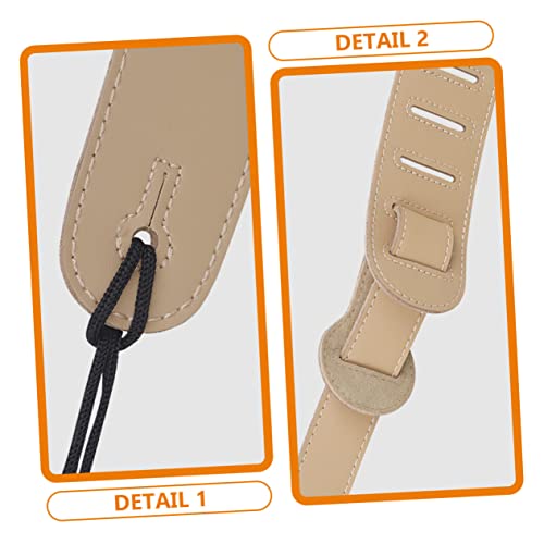 Sangle de guitare soulagement épaule Abaodam cuir robuste pour concert long