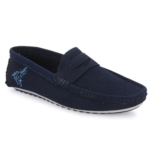 Image of Knit Loafers for Men Casual Fashion and Formal Slip-On Comfortable and Flexible Lightweight Slip Resistant Breathable Machine Washable Trendy Driving Loafers shoes for Men's Designed for all Seasons