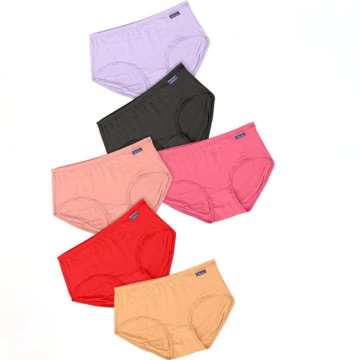 ™ Seamless Panties for Girl & Women Hipster Panties | Comfortable Fabric | Pack of 6-picture-28