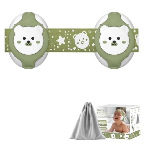 Image of YomauiYee Baby Earmuffs,Baby Headphones Noise Cancelling Baby Ear Protection with Carrying Bag Baby Travel Essentials,25dB Baby Sound Proof Headphones for Travel/Sleep/Plane/Noisy Event