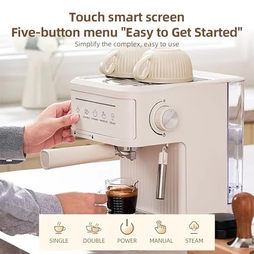 Cafetera de Espresso Semi automática con vaporizador 1.5 L miniatura 3