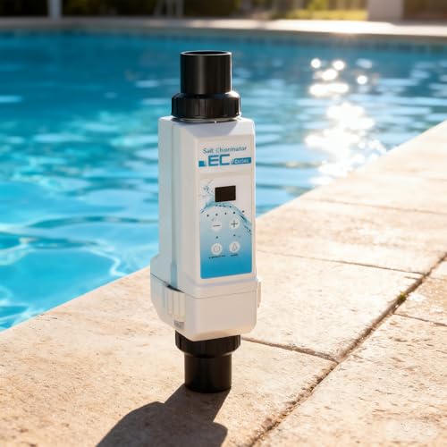 Image of Salt Chlorine Generator with LED Control Panel & Salinity Display, Salt Water Pool Chlorinator for Swimming Pools and SPAs, 8g-20g /h Output with Simple Use 20g /h