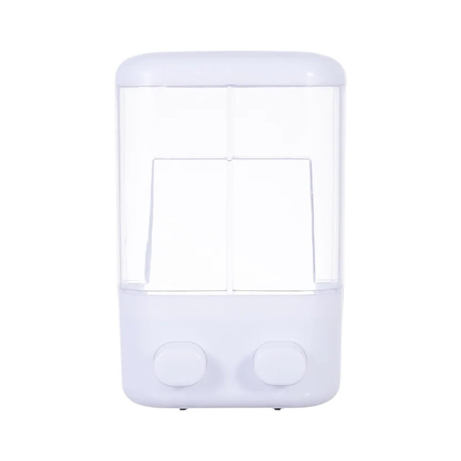 Wall Mounted Soap Dispenser Wall Mounted Soap Dispenser Manual Press Soap Dispenser Shampoo Shower Gel Container Bottle(Double)