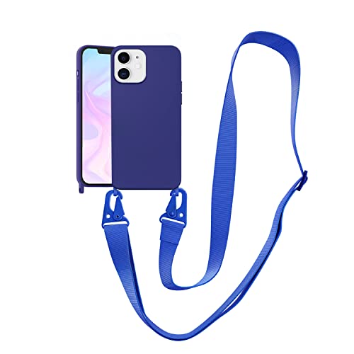 Image of Compatible with iPhone Xr Case with Lanyard Crossbody iPhone Case with Strap Adjustable Shockproof Drop Protection Silicone Phone Cover for iPhone Xr 6.1''